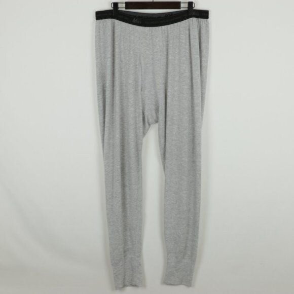 REI Men's XXL Gray Mid Weight Pull On Base Layer Bottoms - Picture 1 of 7